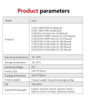 Herramienta De Diagnóstico Automóvil V318 Scanner De Batería OBD2 Detecta Fallas Con Soporte Para Multiple Idiomas - details 3