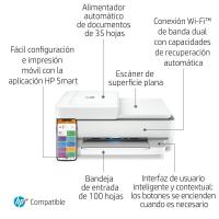 HP DeskJet 6420e - Impresora Multifunción, Wi-Fi Direct,  HP Smart App,  USB 2.0 de Alta velocidad y Apple AirPrint, Imprime,  Escanea y Copia en Blanco & Negro y en Color, 6 Meses de Impresión Instant Ink con HP+ - 223R4B - details 1
