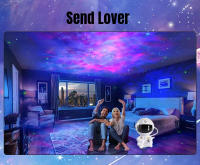Proyector De Estrellas Galácticas LED Luz Nocturna Astronauta Para Decoración De Habitación Regalo Para Niños Lámpara Decorativa Para El Hogar - details 6