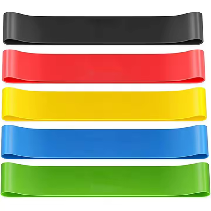 Paquete de 5 bandas de Resistencia para yoga, Gimnasio, fitness, dominadas, ejercicio con banda elástica asistida, equipo de gimnasio en casa - 1