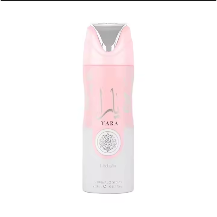 Desodorante Yara rosa Lattafa 250ml,Fragancia fresca, dulce, femenina, duradera, Spray de cuerpo mujer LATTAFA - 1