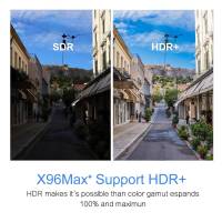 X96 MAX Plus 4GB/64GB Amlogic S905x3 Android 9.0 Caja de TV Decodificación de Video 8K 2.4G+5.8G WiFi Bluetooth 1000Mbps LAN USB3.0 Admite Youtube Netflix Google Play - Negro - details 4