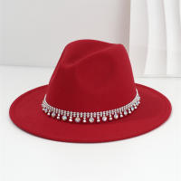 Sombrero De Vaquero Occidental Para Mujeres Con Borde Plano Y Lazo De Plata Brillante Con Cristales De Rhinestone Sombrero Fedora Ligero De Jazz - details 8