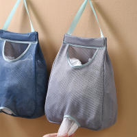 Caja De Almacenamiento Para Sacos De Basura Colgante En La Pared Bolsa De Malla Lavable Porta Bolsas De Plástico Dispensador Para Cocina - details 0