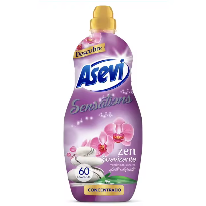 ASEVI- Suavizante Concentrado para Lavadora Asevi Sensations Zen - 60 Lavados - 1