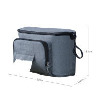 Bolsa para mamás, bolsa de pañales impermeable, bolsa de viaje para mamá de gran capacidad, organizador multifuncional para cochecito de bebé y madre de maternidad - details 2