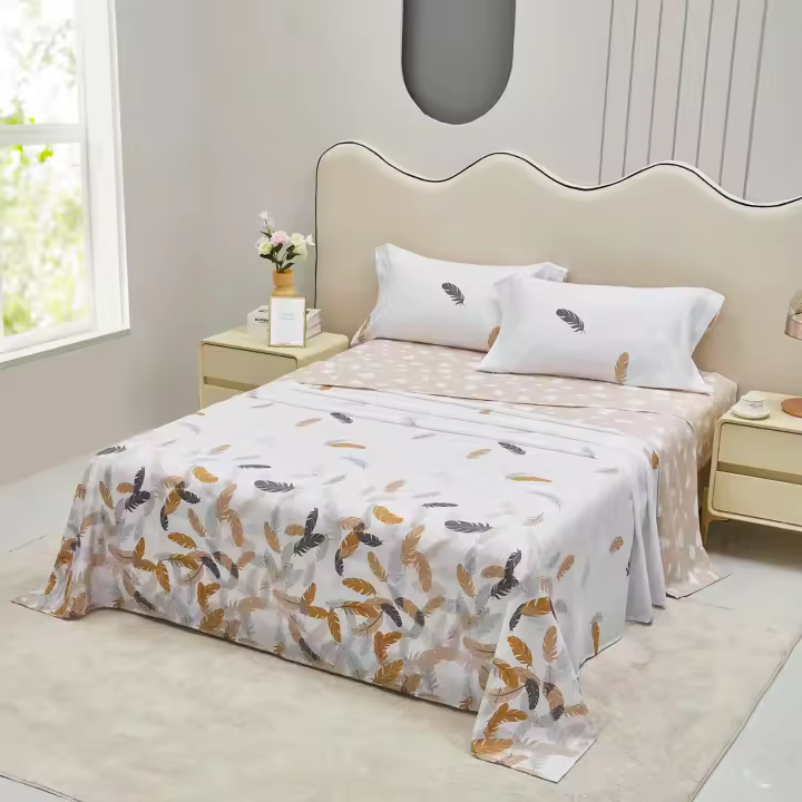 DEKORA SOUL Juego de Sábanas Cama 90/135/150/180cm de 3/4 Piezas, Microfibra Extra Suave, Sábanas Bajera Ajustable, Encimera, Funda de Almohada - 1