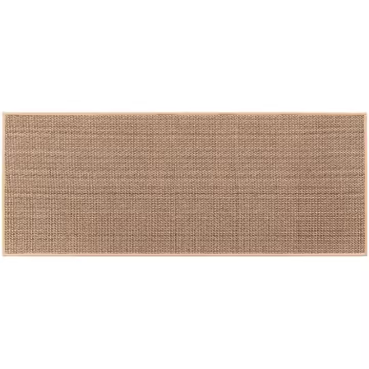 Tapete de Cocina: Tapete de fregadero lavable de Goma antideslizante y lavable, color yute (1 Pieza para 44x120 cm) SSIT - 1