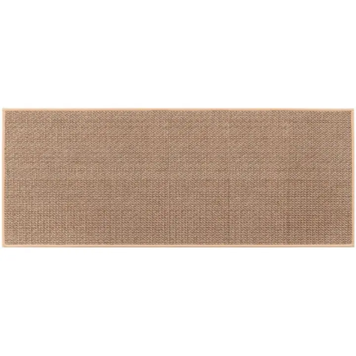 Alfombrilla de cocina: Alfombrilla de fregadero de goma antideslizante lavable, color yute (1 pieza para 44x120 cm) SSIT - 1