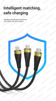 Cable USB C 3 En 1 PD 6A 100W QC3.0 Carga Rápida Para iPhone 14 13 12 Samsung Xiaomi Cable De Carga Micro USB Tipo C - details 4
