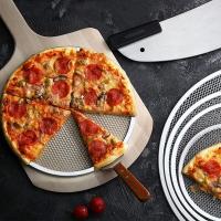 Parrilla De Pizza De Aluminio Sin Costuras Grado Comercial Pan De Pizza Redondo Para Barbacoa Y Grill 6/7/8/9/10/11 Pulgadas - details 2