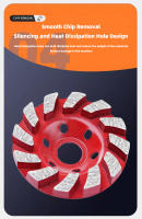 Discos De Pulido De Diamante 100mm Para Metalcerámica Y Concreto Herramientas De Abrasivos Para Trabajos De Fabricación De Metal - details 6