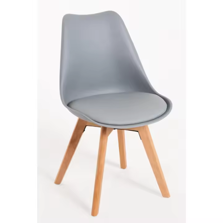 Pack 4 Sillas Synk Basic - Gris claro - 1