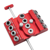V-Drill Guía De Perforación Angulada 30 45 90 Con 4 Tamaños De Agujeros Para Superficie Plana Parte Redonda Esquina Agujero Recto Herramienta De Carpintería De Mano - details 10