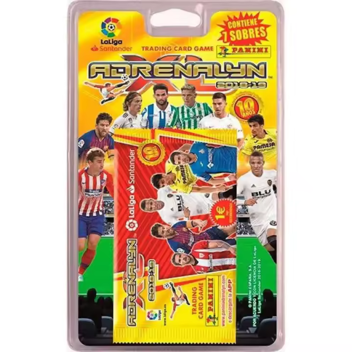 Blister con 7 Sobres de Cards Adrenalyn XL 2018-19 de Panini - 1