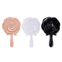 Espejo De Mano De Vainilla 3D Estéreo Retro En Forma De Rosa Para Maquillaje Espejo Compacto Regalo De Cumpleaños Para Niñas - details 9