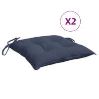 vidaXL Cojines para silla 2 uds tela Oxford 40x40x7 cm Color Beige,  Rojo,  Negro y mas Cojín Decorativo de Asiento Cojines de muebles de salon - details 0