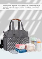 Bolsa de pañales para bebé, hospital para mujeres embarazadas, bolsa para enfermera recién nacida, bolsa impermeable adecuada para madres y bebés para viajar - details 4