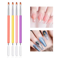 LULAA Pincel De Uñas Doble Final Para Arte De Uñas Y Extensión De Gel Adecuado Para Salón De Uñas Y DIY De Arte De Uñas - details 6