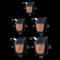 10pcs Bolsas De Almacenamiento Para Bebidas Con Tapa De Derrame 150/200/250/420/500ml Ecológicas Para Camping Pesca Y Exterior - details 3