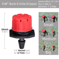 Sistema De Riego Por Drip Para Jardín 5-50M Con Mangue De Agua Automático Y 8 Roquedales Ajustables Kit De Riego Con 8 Orificios De Drip - details 0