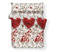 Funda nórdica cama 105 cm .modelo moderna juego completo para el frio con bajera Muy Suave Transpirable Microfibra - Funda Edredón Fácil lavado a máquina en agua fría.CXJF - details 3