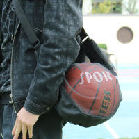 Bolsa De Hombro Ajustable Para Baloncesto En Malla Con Bolsillo Cremallera De Tela De Malla Monedero Para Deporte Unisex - details 7