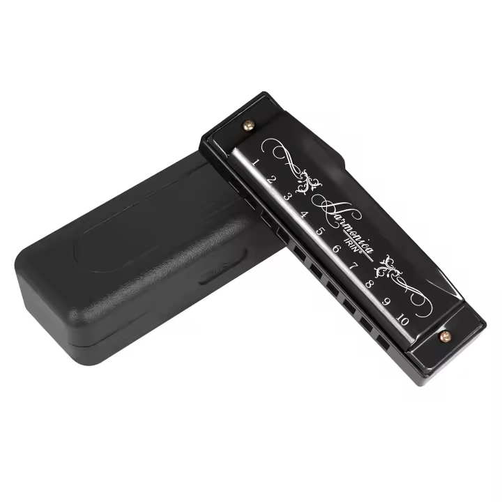 Harmonica IRIN De 10 Agujeros Y 20 Tonos En Clave C Instrumento De Viento De Madera Para Principiantes Adecuado Para Enseñanza Y Juego Regalo Colorido - 1