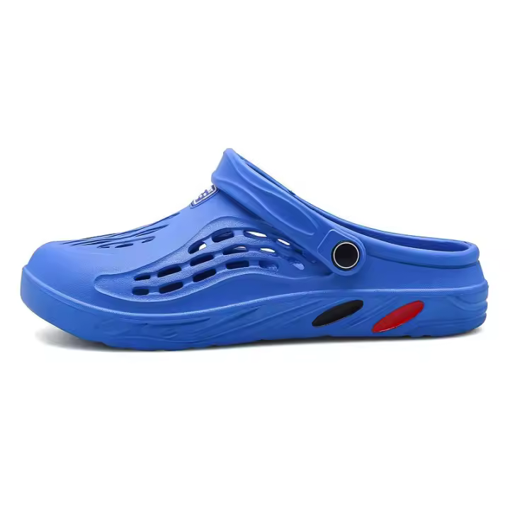 Sandalias De Verano Para Hombre Talla 47 Zapatos Casuales EVA Suave Pantuflas Planas Para Playa Jardín Exterior Color Mezcla - 1