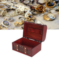 Caja De Tesoro Grande De Madera Vintage Con Cerradura Codificada Para Boda Caja De Almacenamiento Para Joyería De Escritorio - details 10