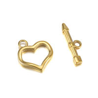 5pcs Hebilla De Acero Inoxidable Para Pulsera De Cuero Y Silicona Hebilla De Cadena Para DIY Joyería Calottes Crimps Clasp - details 6