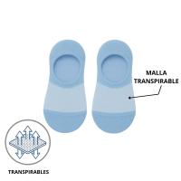 Nakloe - Pack 12 - Calcetines invisibles mujer - Pinkies mujer - Talla 35/40 - Con antideslizante en talon - details 1