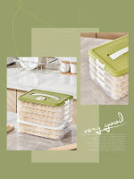 Organizador De Empanadillas Multicapa Gran Capacidad Airtight Y Con Función De Congelación Rápida Para Almacenamiento De Comida Essentials De Cocina Contenedor Plástico Moderno - details 1