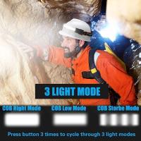 Linterna Frontal LED Recargable Para Pesca Correr Camping Lámpara De Corbata Impermeable Con Haz Ancho Para Exteriores - details 6