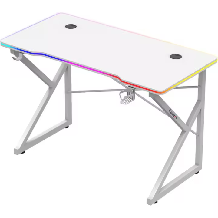 Escritorio gaming Huzaro Hero 1.7 RGB Blanco - 1
