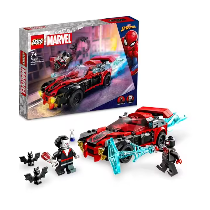 LEGO Marvel Super Heroes 76244 Miles Morales vs. Morbius edad 7+ número de piezas 220 23L76244 - 1