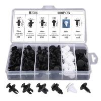 100pcs Herramientas De Desmontaje Para Coche Clips Plásticos Mixtos Retenciónde Puertas Y Remoción De Productos Con Tornillos Y Clavos - details 0