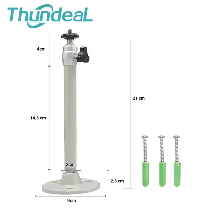 Soporte De Cámara Y Proyector Metálico 6mm 21cm Montaje En Pared Y Soporte De 1/4 Kit De Montaje TD90 TD60 P62 Mini Proyector - 1