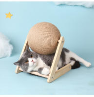 Juguete Para Gatos Pelota De Ropa Sisal Para Mordeduras Y Arrastre Juego De Agarre Para Gatos Jovenes Y Adultos Muebles Resistentes Al Desgaste - details 1