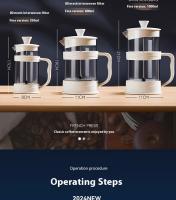 GIANXI Hacer Café a Mano Cafetera Multifuncional Filtro Para Casa Con Filtro De Té Para Preparar Café Frío Y Té Pot De Café - details 13