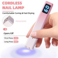 Mini Linterna Portátil Secador De Uñas LED UV Para Gel Pólipos De Uñas Lámpara De Secado Rápido USB Herramientas De Arte De Uñas Para Salón - details 0