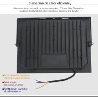 Proyector De Luz LED Antiaguas IP66 10W 20W 30W 50W 100W Para Exterior Iluminación De Pared Garage Gimnasio Calle 6500k - details 8
