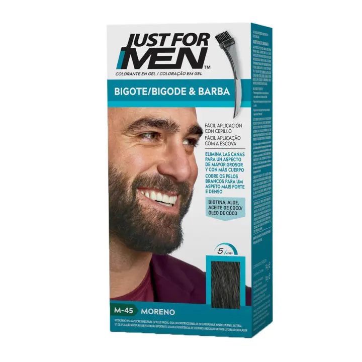 Just for men bigote y barba m 45 moreno - 1
