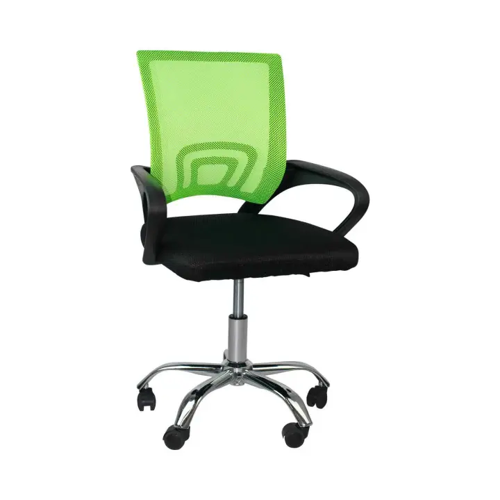 Thinia Home - Silla de Escritorio Classic, Oficina y Despacho, Home Office, Respaldo Malla Transpirable, Soporte Lumbar, Reposabrazos, Altura Ajustable, Ergonómica, 52x65x(86-95)cm - 1