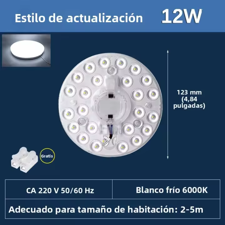 Luz De Techo LED Panel Reemplazo Módulo LED Redondo 12W 18W 24W 36W 48W 72W Ahorro De Energía Luz LED Para Iluminación - 1