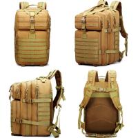 Mochila táctica militar de gran capacidad de 50L para hombre, mochila suave 3P impermeable para exteriores, mochila para insectos, senderismo, Camping y caza, GenericA - details 1