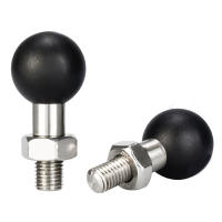 Soporte De Teléfono Para Manillar De Motocicleta Acero Inoxidable Base De Abrazadera Para Espejo Retrovisor M8/M10 Soporte De Tornillo - details 3