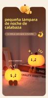 Lámpara De Noche LED Recargable USB En Forma De Setas Decoración De Mesa Para Habitación Jardín Regalo De Cumpleaños Para Niños Iluminación Animal Calabaza Lámpara De Noche Para Bebé - details 7