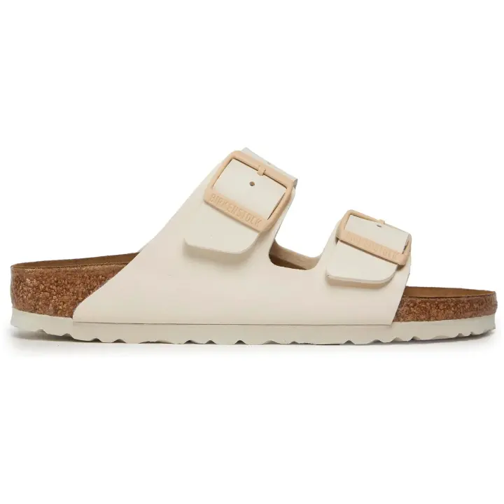 Chanclas Birkenstock modelo Arizona Birko-Flor para mujer en color blanco - 1
