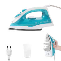 Plancha de vapor de cinco velocidades con vapor + pulverizador de agua + plancha de vapor de mano autolimpiable, máquina de planchado con certificación europea. - details 5